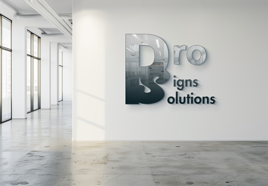 logo letters on the wall