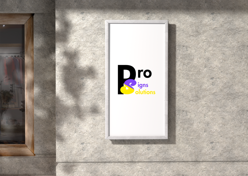 wall mounted frame logo